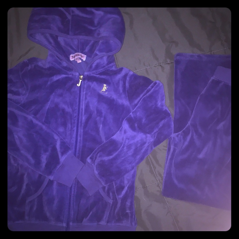 Girls 6x Juicy Couture Sweat Suit